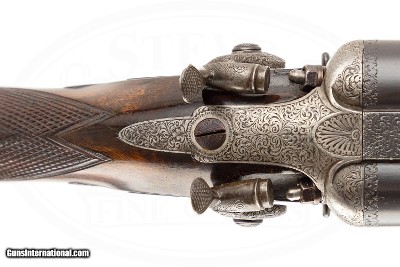 JOHN RIGBY & CO 12 BORE HAMMER DOUBLE RIFLE - Image 10 of 18