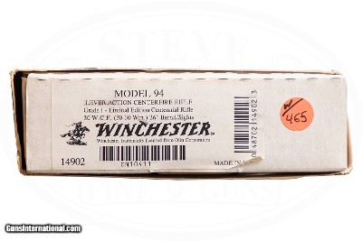 WINCHESTER MODEL 94 CENTENNIAL LIMITED EDITION 30 W.C.F - Image 17 of 17