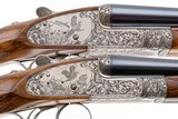 HOLLAND & HOLLAND MODEL DE LUXE PAIR 20 GAUGE AND 410 GRIFNEE ENGRAVED - TOM SELLECK COLLECTION - 2 of 17