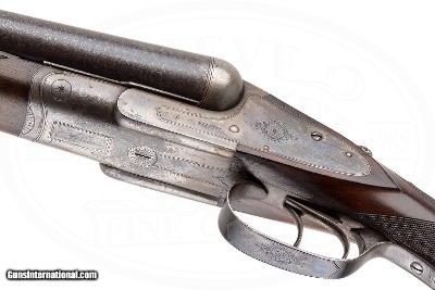 L.C. SMITH SYRACUSE QUALITY 2 10 GAUGE WITH 32 INCH DAMASCUS BARRELS - Image 8 of 16