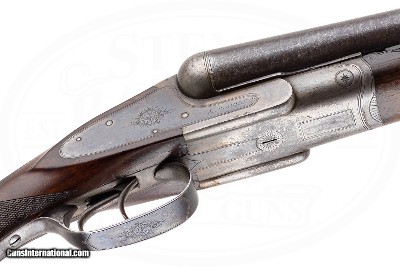 L.C. SMITH SYRACUSE QUALITY 2 10 GAUGE WITH 32 INCH DAMASCUS BARRELS - Image 7 of 16