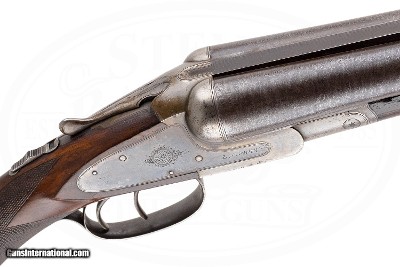 L.C. SMITH SYRACUSE QUALITY 2 10 GAUGE WITH 32 INCH DAMASCUS BARRELS - Image 5 of 16