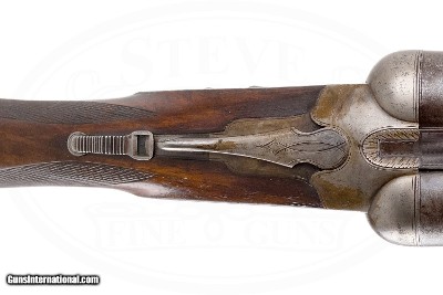 L.C. SMITH SYRACUSE QUALITY 2 10 GAUGE WITH 32 INCH DAMASCUS BARRELS - Image 9 of 16
