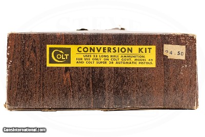 COLT 1911 GOLD CUP NATIONAL MATCH 38 SPECIAL MID RANGE WITH COLT 22 LR CONVERSION - Image 7 of 8