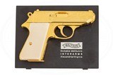 WALTHER PPK/S 9MM KURZ FACTORY ENGRAVED & GOLD PLATED - 8 of 8