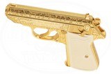 WALTHER PPK/S 9MM KURZ FACTORY ENGRAVED & GOLD PLATED - 4 of 8