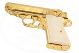 WALTHER PPK/S 9MM KURZ FACTORY ENGRAVED & GOLD PLATED - 6 of 8