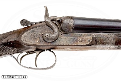 MANUFACTURE LIEGEOISE D'ARMES A FEU BELGIUM BAR IN WOOD HAMMER PIGEON SXS 3 BARREL SET 10 GAUGE, 10 GAUGE AND 12 GAUGE