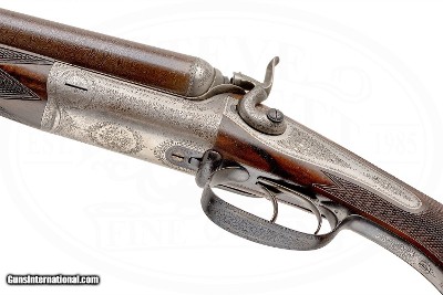 STEPHEN GRANT BACK ACTION SIDE LEVER HAMMER SXS BALL AND SHOT 10 GAUGE - Image 8 of 18