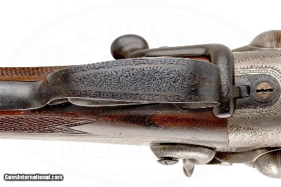 STEPHEN GRANT BACK ACTION SIDE LEVER HAMMER SXS BALL AND SHOT 10 GAUGE - Image 11 of 18