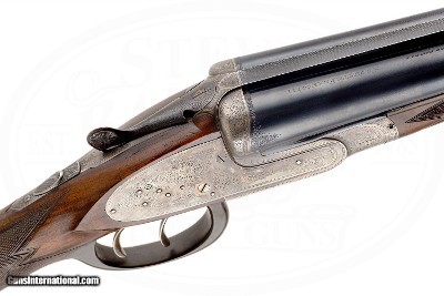 A. FRANCOTTE MERKEL STYLE SIDELOCK EJECTOR 12 GAUGE - Image 5 of 17