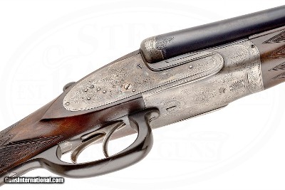 A. FRANCOTTE MERKEL STYLE SIDELOCK EJECTOR 12 GAUGE - Image 7 of 17
