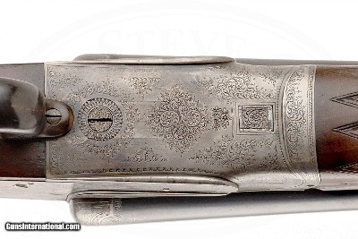 A. FRANCOTTE MERKEL STYLE SIDELOCK EJECTOR 12 GAUGE - Image 10 of 17