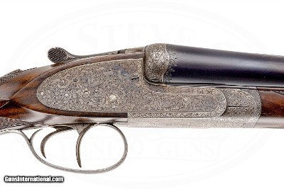 AUGUST LEBEAU BEST PRE WAR SIDE LOCK EJECTOR 12 GAUGE ORIGINALLY OWNED BY BILLY PERDUE