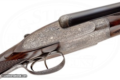 AUGUST LEBEAU BEST PRE WAR SIDE LOCK EJECTOR 12 GAUGE ORIGINALLY OWNED BY BILLY PERDUE - Image 7 of 17