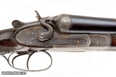 LOUIS BRANCQUAERT HAMMER SXS PIGEON 10 GAUGE 2 BARREL SET