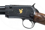 WINCHESTER MODEL 62A DELUXE 22 SHORT ENGRAVED AND GOLD INLAID BY PAULINE MUERRLE - 3 of 16