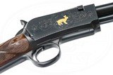 WINCHESTER MODEL 62A DELUXE 22 SHORT ENGRAVED AND GOLD INLAID BY PAULINE MUERRLE - 7 of 16