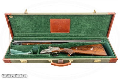 MERKEL MODEL 2002 EL 12 GAUGE IWA SHOW GUN ENGRAVED BY KAROLA KNOTH