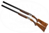 PERUGINI & VISINI PAIR O/U 28 GAUGE 30 INCH TOMASONI ENGRAVED - 4 of 17