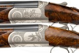 PERUGINI & VISINI PAIR O/U 28 GAUGE 30 INCH TOMASONI ENGRAVED - 2 of 17