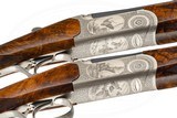 PERUGINI & VISINI PAIR O/U 28 GAUGE 30 INCH TOMASONI ENGRAVED - 7 of 17
