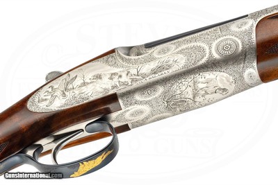 A.GALAZAN BEST PINLESS SIDELOCK BOSS STYLE 28 AND 20 GAUGE 2 BARREL SET MUFFOLINI ENGRAVED