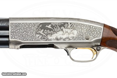 REMINGTON MODEL 31 F GRADE ARNOLD GRIEBEL ENGRAVED CUSTOM STOCKED BY DOCKWILLER - Image 3 of 15