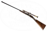 HOLLAND & HOLLAND ROOK RIFLE RELINED TO 22 LR - 4 of 17