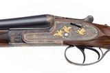 AYA NO. 2 28 GAUGE 2 BARREL SET W/ GOLD INLAYS - 2 of 19