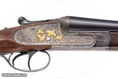 AYA NO. 2 28 GAUGE 2 BARREL SET W/ GOLD INLAYS