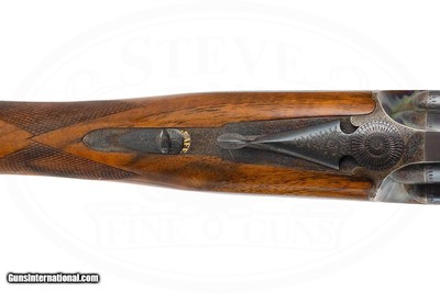 A. GALAZAN BEST PINLESS SIDELOCK EJECTOR 20 GAUGE PEDRETTI ENGRAVED - Image 9 of 17