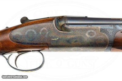 A. GALAZAN BEST PINLESS SIDELOCK EJECTOR 20 GAUGE PEDRETTI ENGRAVED