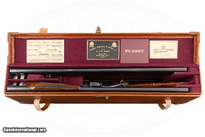 PURDEY BEST EXTRA FINISH KEN HUNT ENGRAVED SXS 2 BARREL SET 12 GAUGE - Image 17 of 19