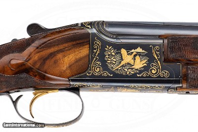 BROWNING FN EUROPEAN STYLE EXHIBITION SUPERLITE SUPERPOSED 12 GAUGE VRANKEN ENGRAVED