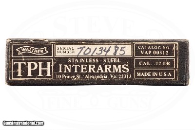 WALTHER MODEL TPH STAINLESS 22 LR - Image 8 of 8