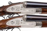 LANG & HUSSEY IMPERIAL SIDELOCK EJECTOR PAIR 12 GAUGE - 2 of 18