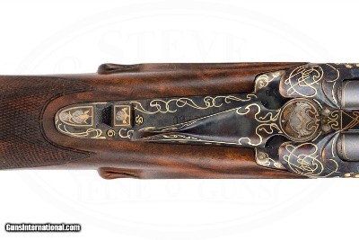 BROWNING CUSTOM SHOP B25 EXHIBITION SUPERPOSED 12 GAUGE J.P. BAILEY ENGRAVED - Image 9 of 16