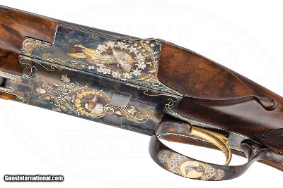 BROWNING CUSTOM SHOP B25 EXHIBITION SUPERPOSED 12 GAUGE J.P. BAILEY ENGRAVED - Image 8 of 16