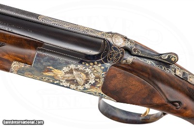 BROWNING CUSTOM SHOP B25 EXHIBITION SUPERPOSED 12 GAUGE J.P. BAILEY ENGRAVED - Image 7 of 16
