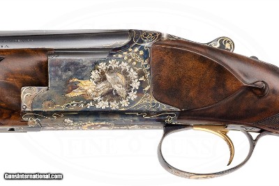 BROWNING CUSTOM SHOP B25 EXHIBITION SUPERPOSED 12 GAUGE J.P. BAILEY ENGRAVED - Image 3 of 16
