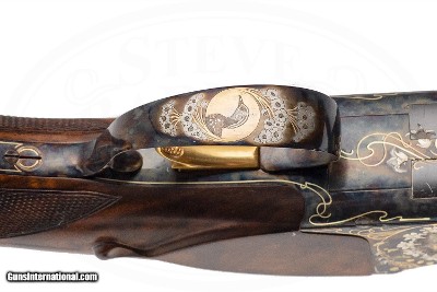 BROWNING CUSTOM SHOP B25 EXHIBITION SUPERPOSED 12 GAUGE J.P. BAILEY ENGRAVED - Image 11 of 16