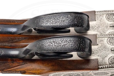 AYA NO.1 SIDELOCK EJECTOR TRUE PAIR 12 GAUGE LIGHT GAME GUNS - Image 11 of 17