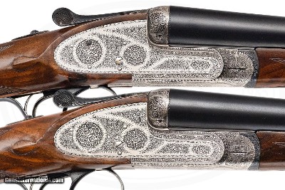 AYA NO.1 SIDELOCK EJECTOR TRUE PAIR 12 GAUGE LIGHT GAME GUNS