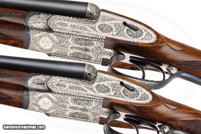 AYA NO.1 SIDELOCK EJECTOR TRUE PAIR 12 GAUGE LIGHT GAME GUNS - Image 8 of 17