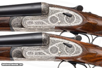 AYA NO.1 SIDELOCK EJECTOR TRUE PAIR 12 GAUGE LIGHT GAME GUNS - Image 2 of 17