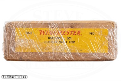WINCHESTER MODEL 21-1 CUSTOM 12 GAUGE W/ FACTORY LETTER AND BOX - Image 17 of 17