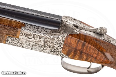 BROWNING SUPERPOSED C EXHIBITION D4G 12 GAUGE BAERTEN ENGRAVED - Image 7 of 16