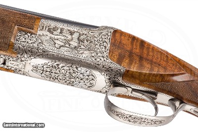 BROWNING SUPERPOSED C EXHIBITION D4G 12 GAUGE BAERTEN ENGRAVED - Image 8 of 16