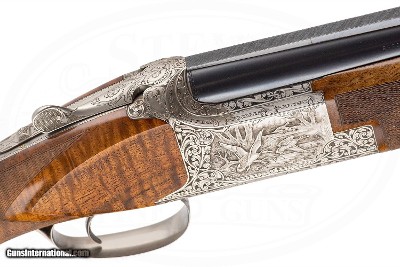 BROWNING SUPERPOSED C EXHIBITION D4G 12 GAUGE BAERTEN ENGRAVED - Image 6 of 16